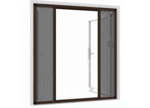 Plise dvokrilni komarnik